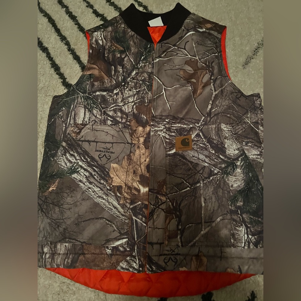 youth carhartt reversable vest